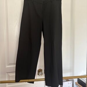 J. Crew Classic Black Wide-Leg Pants